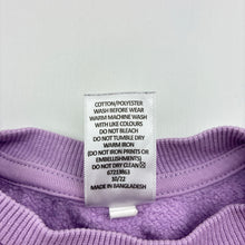 Load image into Gallery viewer, Girls Target, fleece lined sweater / jumper, light marks cuffs, FUC, size 6,  