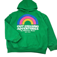 Load image into Gallery viewer, Girls Cotton On, green fleece lined hoodie sweater, GUC, size 9-10,  