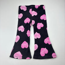 Load image into Gallery viewer, Girls Barbie, ribbed bootcut leggings, elasticated, FUC, size 2,  