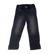 Load image into Gallery viewer, Unisex H&amp;M, stretch denim jeans, adjustable, inside leg: 30cm, GUC, size 2,  
