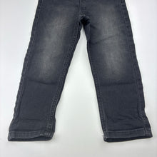 Load image into Gallery viewer, Unisex H&amp;M, stretch denim jeans, adjustable, inside leg: 30cm, GUC, size 2,  