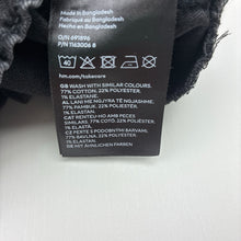 Load image into Gallery viewer, Unisex H&amp;M, stretch denim jeans, adjustable, inside leg: 30cm, GUC, size 2,  