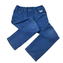 Load image into Gallery viewer, Boys Osh Kosh, blue cotton pants, adjustable, Inside leg: 43cm, FUC, size 4,  