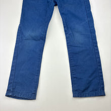 Load image into Gallery viewer, Boys Osh Kosh, blue cotton pants, adjustable, Inside leg: 43cm, FUC, size 4,  