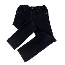 Load image into Gallery viewer, Boys Anko, black stretch denim jeans, adjustable, Inside leg: 46cm, FUC, size 4,  