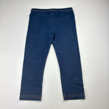 Load image into Gallery viewer, Girls H&amp;T, stretchy denim leggings, Inside leg: 33cm, GUC, size 3,  