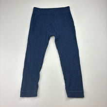 Load image into Gallery viewer, Girls Anko, blue ribbed leggings, FUC, size 2,  