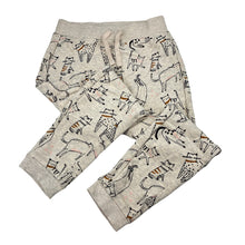 Load image into Gallery viewer, Girls George, fleece lined track pants, elasticated, cats, Inside leg: 39.5cm, EUC, size 5-6,  