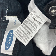 Load image into Gallery viewer, Boys OLD NAVY, skinny fit dark denim jeans, adjustable, Inside leg: 48cm, GUC, size 6,  