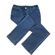 Load image into Gallery viewer, Girls Anko, blue stretch denim jeans, adjustable, Inside leg: 49cm, EUC, size 7,  