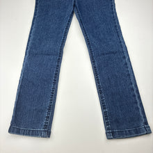 Load image into Gallery viewer, Girls Anko, blue stretch denim jeans, adjustable, Inside leg: 49cm, EUC, size 7,  