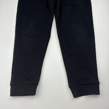 Load image into Gallery viewer, Unisex Next, black fleece lined track pants, Inside leg: 46cm, GUC, size 7,  
