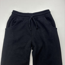 Load image into Gallery viewer, Unisex Next, black fleece lined track pants, Inside leg: 46cm, GUC, size 7,  