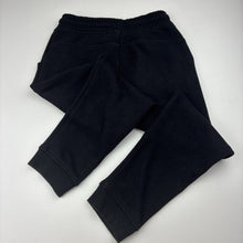 Load image into Gallery viewer, Unisex Next, black fleece lined track pants, Inside leg: 46cm, GUC, size 7,  