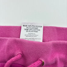Load image into Gallery viewer, Girls Milkshake, pink velour track pants, elasticated, Inside leg: 46cm, GUC, size 6,  