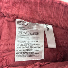 Load image into Gallery viewer, Girls H&amp;M, skinny fit stretch corduroy pants, adjustable, Inside leg: 40cm, GUC, size 4,  