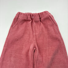 Load image into Gallery viewer, Girls LTL PPL, pink casual pants, elasticated, Inside leg: 31cm, GUC, size 4,  
