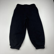 Load image into Gallery viewer, Boys Cotton On, black fleece lined track pants, Inside leg: 33cm, FUC, size 3,  