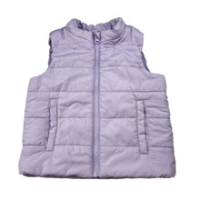 Load image into Gallery viewer, Girls KID, purple puffer vest / sleeveless jacket, FUC, size 2,  