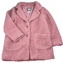 Load image into Gallery viewer, Girls Cotton On, pink boucle jacket / coat, L: 64cm, GUC, size 9-10,  