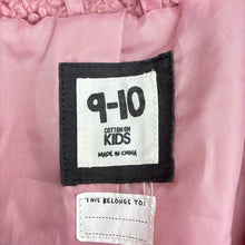 Load image into Gallery viewer, Girls Cotton On, pink boucle jacket / coat, L: 64cm, GUC, size 9-10,  