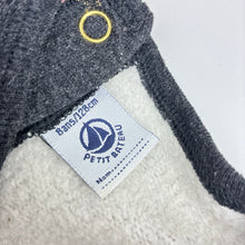 Load image into Gallery viewer, Girls Petit Bateau, spliced fleece lined sweater dress, GUC, size 8, L: 63cm
