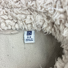 Load image into Gallery viewer, Unisex Uniqlo, fleece zip up jacket, FUC, size 3-4,  