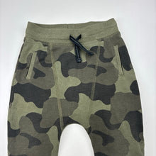 Load image into Gallery viewer, Boys Baby Berry, fleece lined camo print track pants, GUC, size 1,  