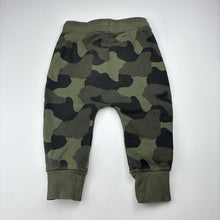 Load image into Gallery viewer, Boys Baby Berry, fleece lined camo print track pants, GUC, size 1,  