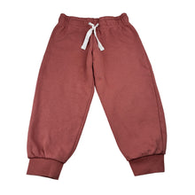 Load image into Gallery viewer, Girls Favourites, pink fleece lined track pants, Inside leg: 40cm, FUC, size 4,  