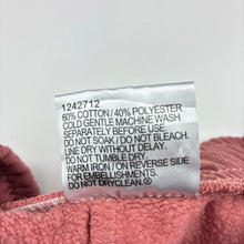 Load image into Gallery viewer, Girls Favourites, pink fleece lined track pants, Inside leg: 40cm, FUC, size 4,  
