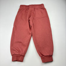 Load image into Gallery viewer, Girls Favourites, pink fleece lined track pants, Inside leg: 40cm, FUC, size 4,  
