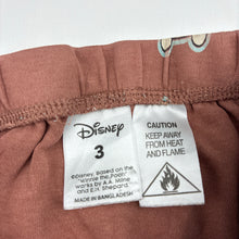 Load image into Gallery viewer, Unisex Disney, Winnie the Pooh cotton pyjama pants / bottoms, GUC, size 3,  