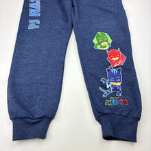 Load image into Gallery viewer, Unisex PJ Masks, fleece lined track pants, Inside leg: 45cm, FUC, size 5,  