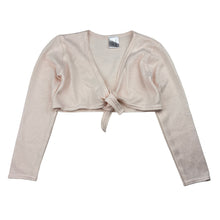 Load image into Gallery viewer, Girls Petite Etoile, pink knit ballet / dance cardigan, EUC, size 4-5,  