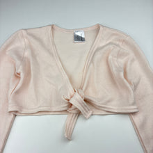 Load image into Gallery viewer, Girls Petite Etoile, pink knit ballet / dance cardigan, EUC, size 4-5,  