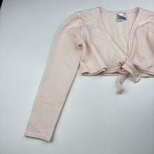 Load image into Gallery viewer, Girls Petite Etoile, pink knit ballet / dance cardigan, EUC, size 4-5,  