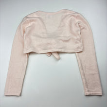Load image into Gallery viewer, Girls Petite Etoile, pink knit ballet / dance cardigan, EUC, size 4-5,  