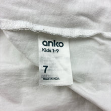 Load image into Gallery viewer, Girls Anko, cotton tee / top, FUC, size 7,  