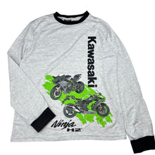 Load image into Gallery viewer, Boys Kawasaki, long sleeve pyjama top, EUC, size 14,  