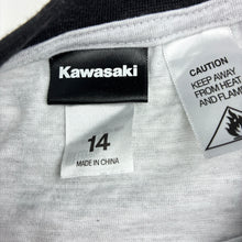 Load image into Gallery viewer, Boys Kawasaki, long sleeve pyjama top, EUC, size 14,  