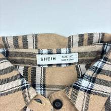 Load image into Gallery viewer, Unisex SHEIN, checked shirt, GUC, size 7,  