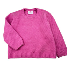 Load image into Gallery viewer, Girls Mango, pink knit sweater / jumper, FUC, size 6,  