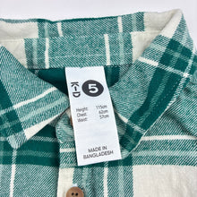 Load image into Gallery viewer, Boys KID, checked cotton long sleeve shirt, GUC, size 5,  