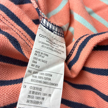 Load image into Gallery viewer, Boys Cotton On, striped cotton polo shirt top, FUC, size 8,  