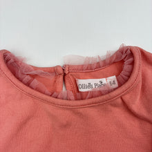 Load image into Gallery viewer, Girls Ollie's Place, stretchy long sleeve tee / top, unicorn, FUC, size 4,  