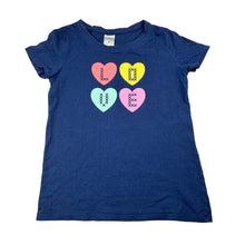 Load image into Gallery viewer, Girls Target, navy cotton tee / top, GUC, size 7,  