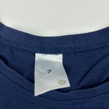 Load image into Gallery viewer, Girls Target, navy cotton tee / top, GUC, size 7,  