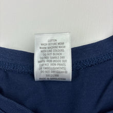 Load image into Gallery viewer, Girls Target, navy cotton tee / top, GUC, size 7,  