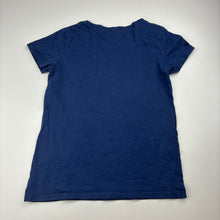 Load image into Gallery viewer, Girls Target, navy cotton tee / top, GUC, size 7,  